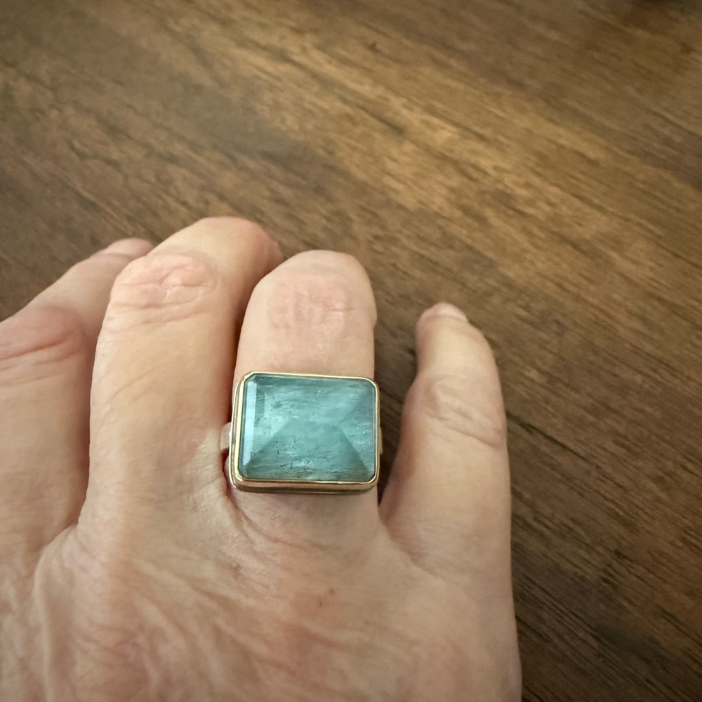 Jamie Joseph Aquamarine ring